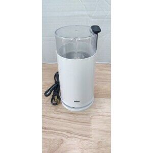 Vintage Braun KSM-2 Coffee Grinder Type 4041 White Dieter Rams Design - Works